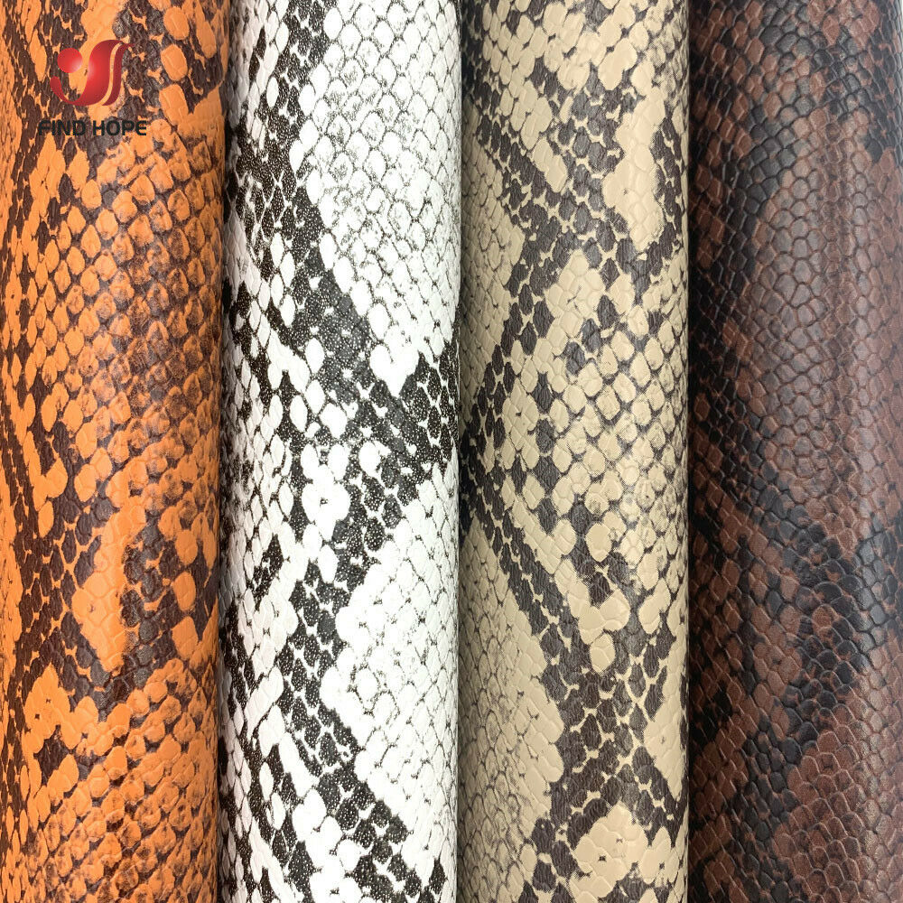 Notebook Dotted A5 - Serpentine Snakeskin Pattern Faux PU Leather