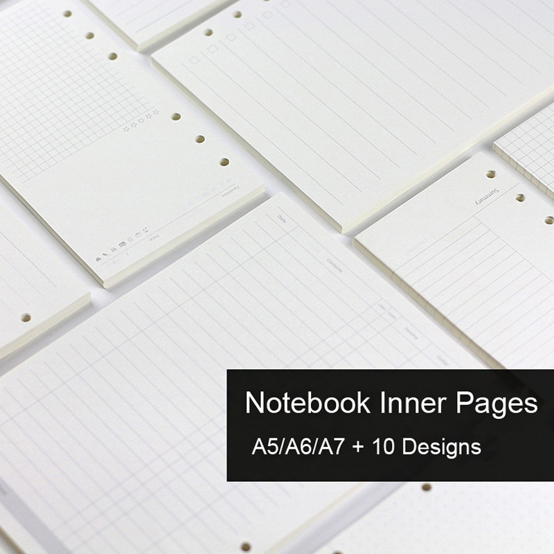 Notebook Dotted A5 - 45 Sheets A5 A6A7 Loose Leaf