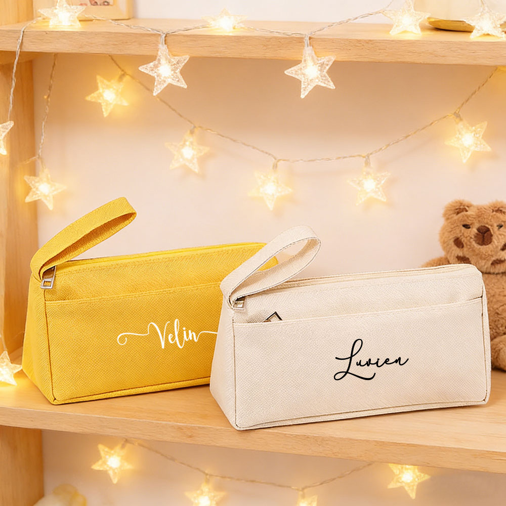 Is Stationery Office Supply - Personalized double-layer pencil bag,large-capacity customized,simple pencil