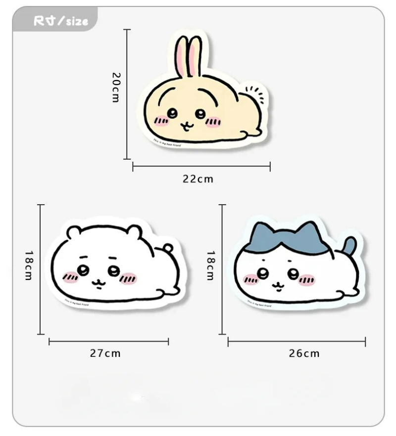 Chiikawa Cartoon Jiyi Usagi Ha - Is Stationery Office Supply ulasan dan harga