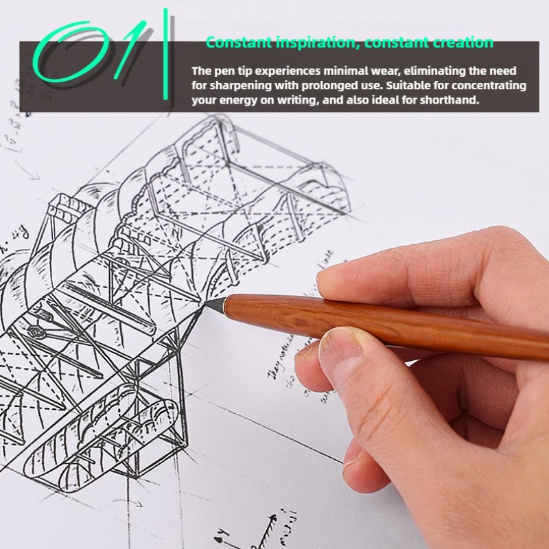 Wooden Eternal Pencil No Sharp - Is Stationery Office Supply ulasan dan harga