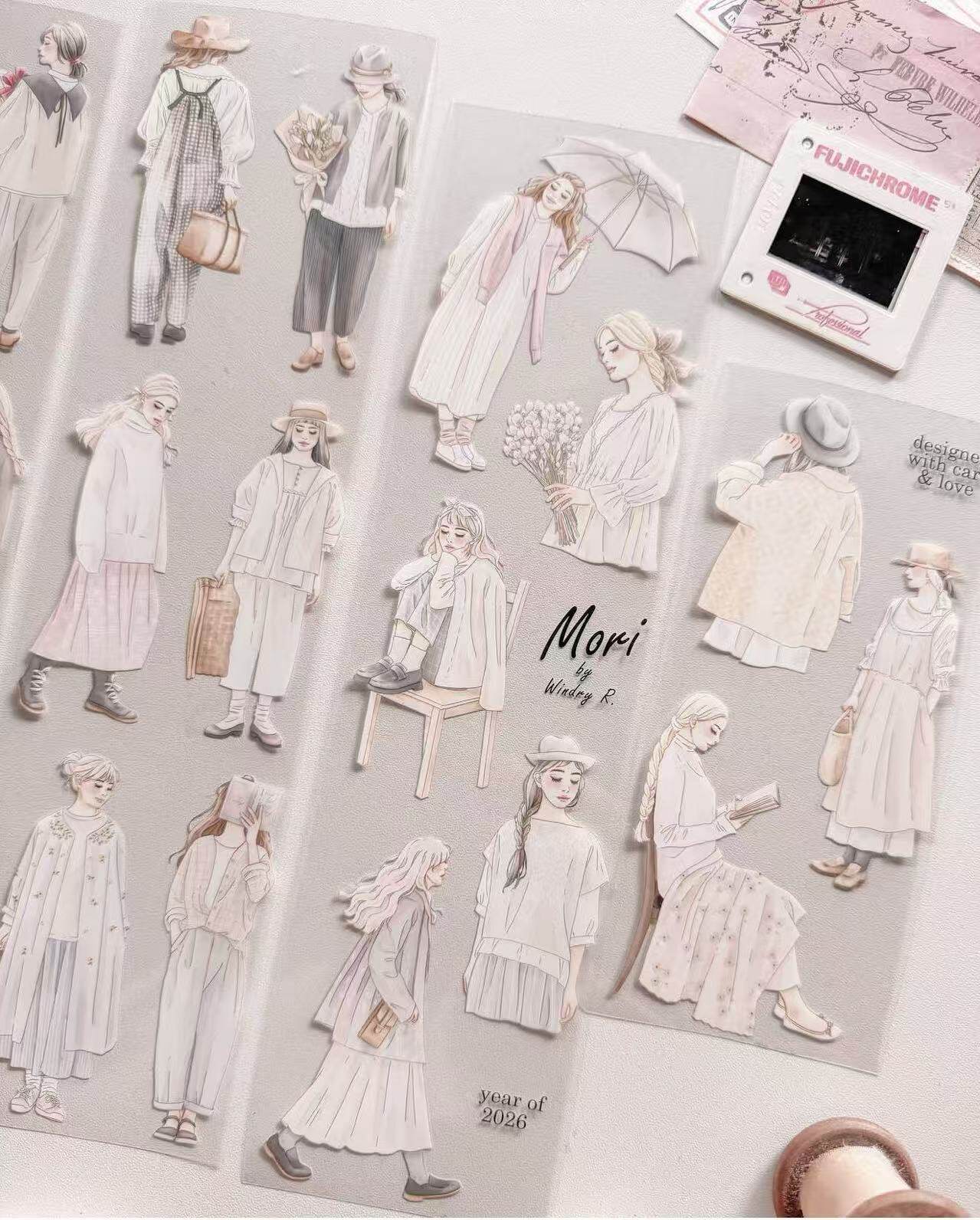 1 Loop Listenida X Windry Mono - Washi Tape Set ulasan dan harga