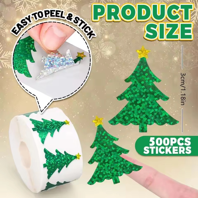 Christmas Glittering Tree Stic - Ideal Stationery & Office Supply ulasan dan harga