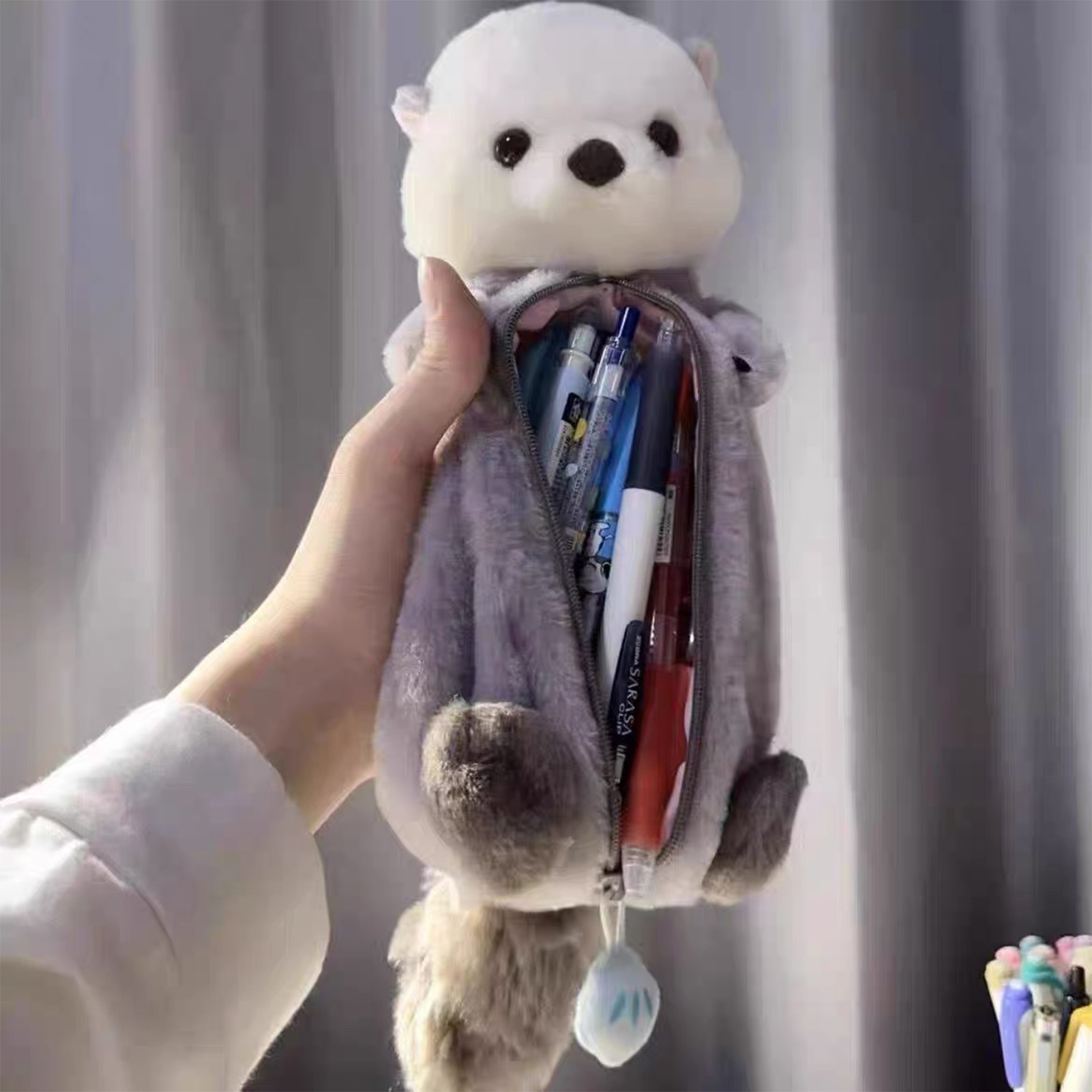 Creative Plush Toy Pencil Case - Stationery Supply ulasan dan harga