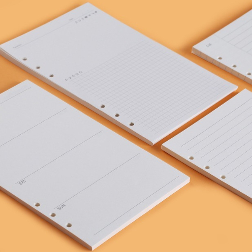 A5 A6 A7 Planner Refill Pages  - Notebook Dotted A5 ulasan dan harga