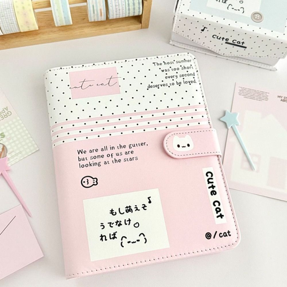 Korean A5 Loose-leaf Notebook  - Notebook Dotted A5 ulasan dan harga