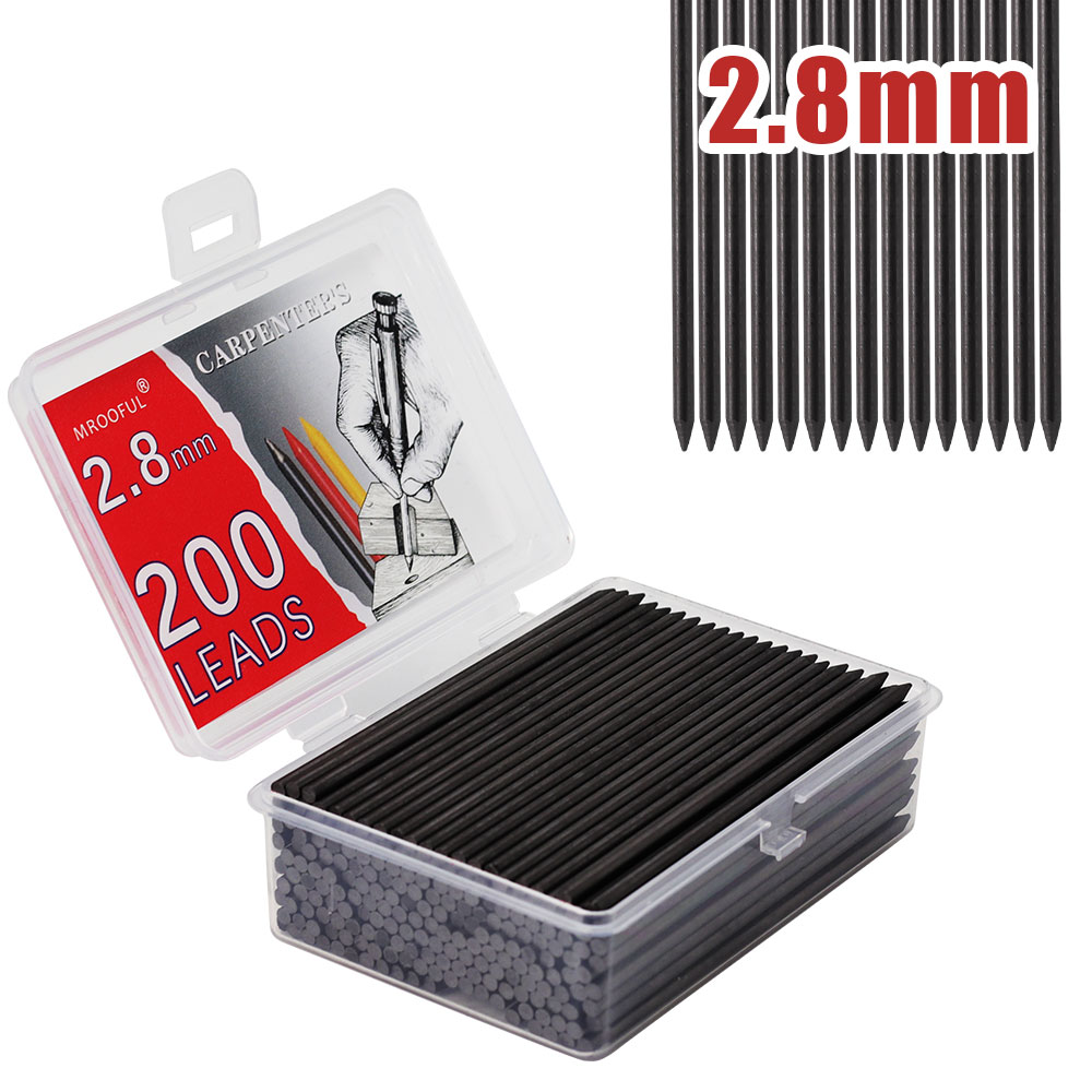 Large Capacity 2.8mm Woodworki - Mechanical Pencil Lead ulasan dan harga