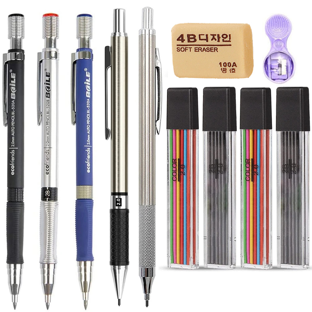 2.0mm 2B Mechanical Pencils Au - Ideal Stationery & Office Supply ulasan dan harga