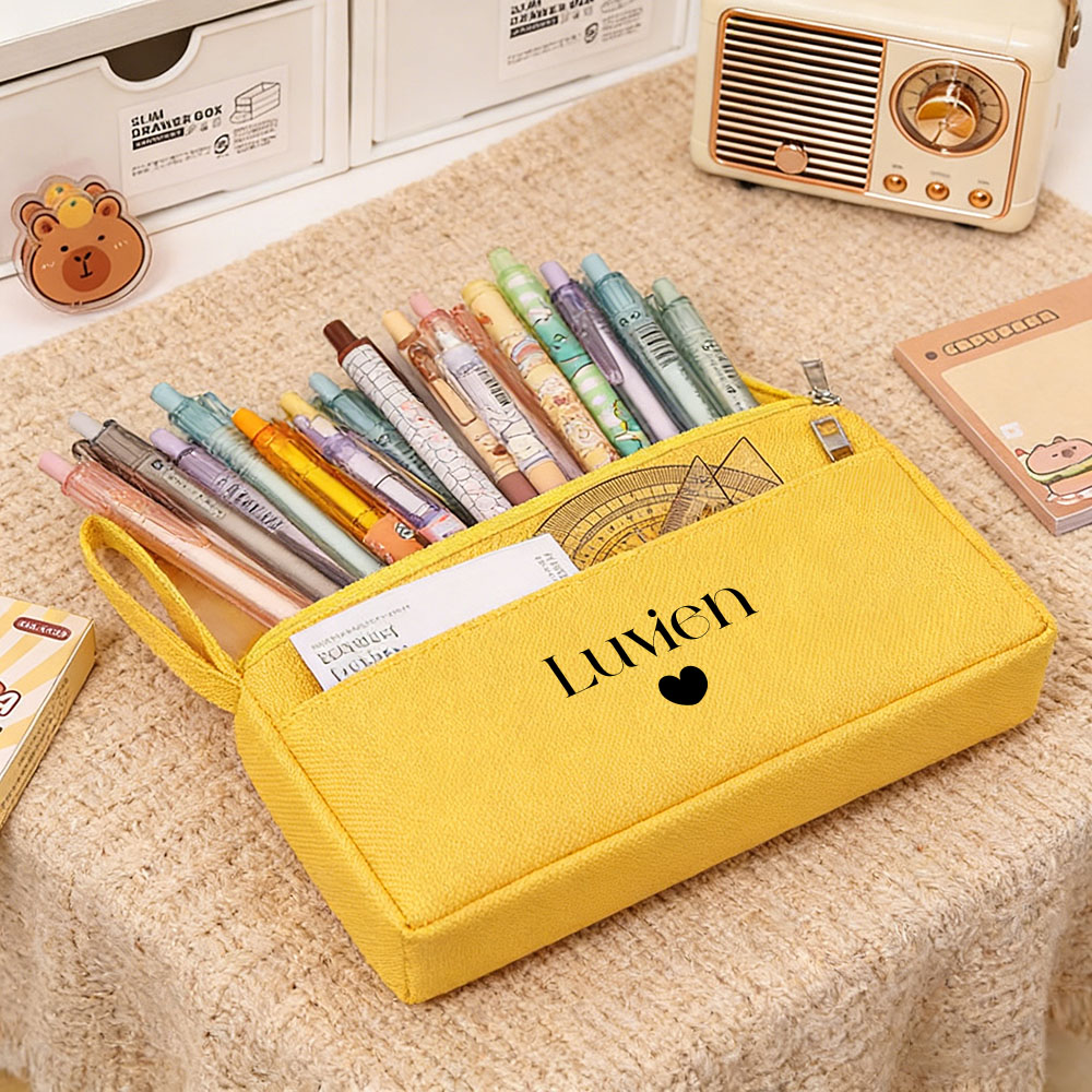 Personalized double-layer penc - Is Stationery Office Supply ulasan dan harga