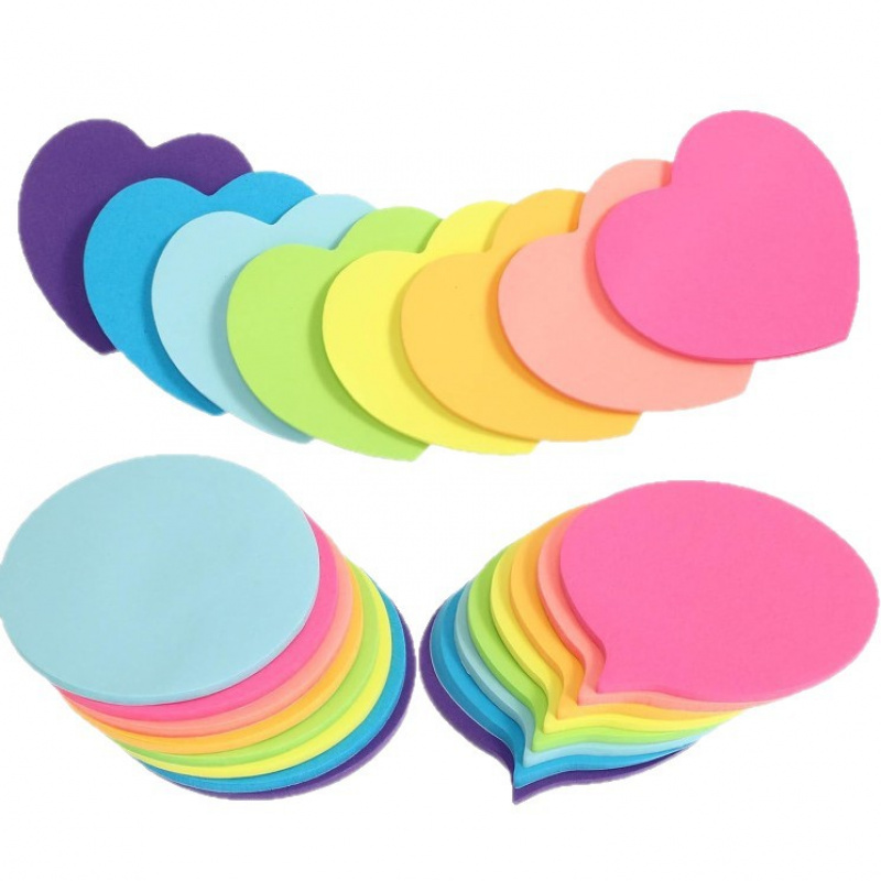 【3 Styles Heart Memo Pads】720  - Total Stationery & Office Supply ulasan dan harga