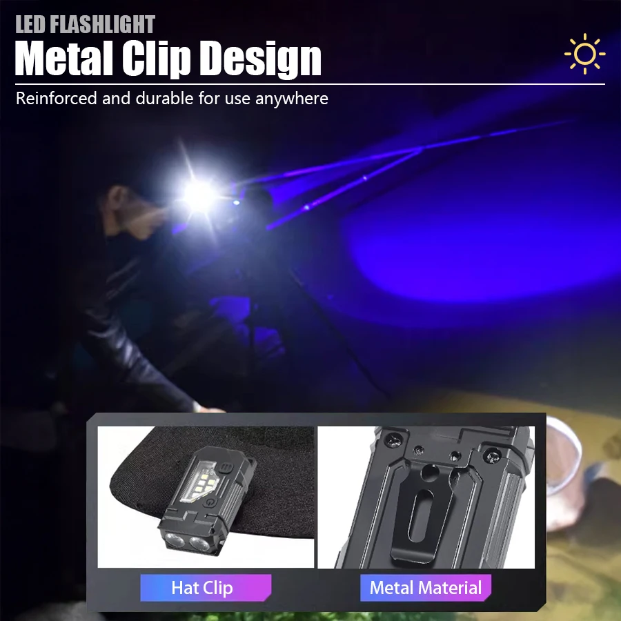 Mini Keychain EDC Flashlight - - Stationery Supply ulasan dan harga