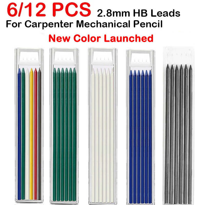 6/12 PCS For Woodworking Mecha - Mechanical Pencil Lead ulasan dan harga