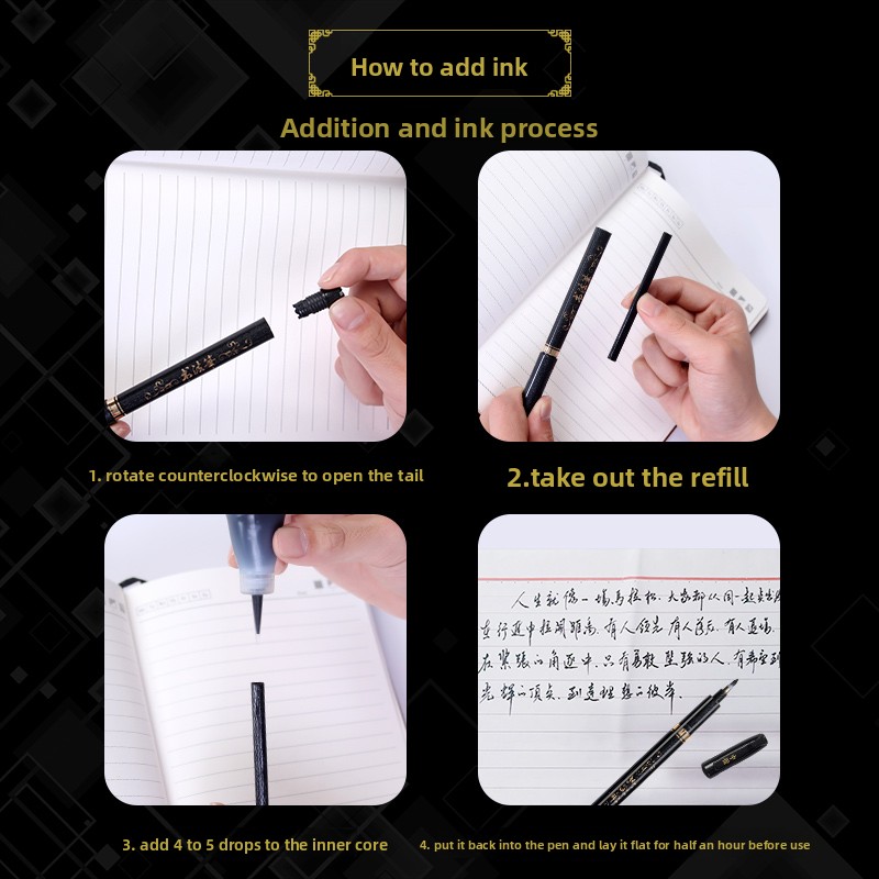 4PCS/SET Calligraphy Art Marke - Is Stationery Office Supply ulasan dan harga