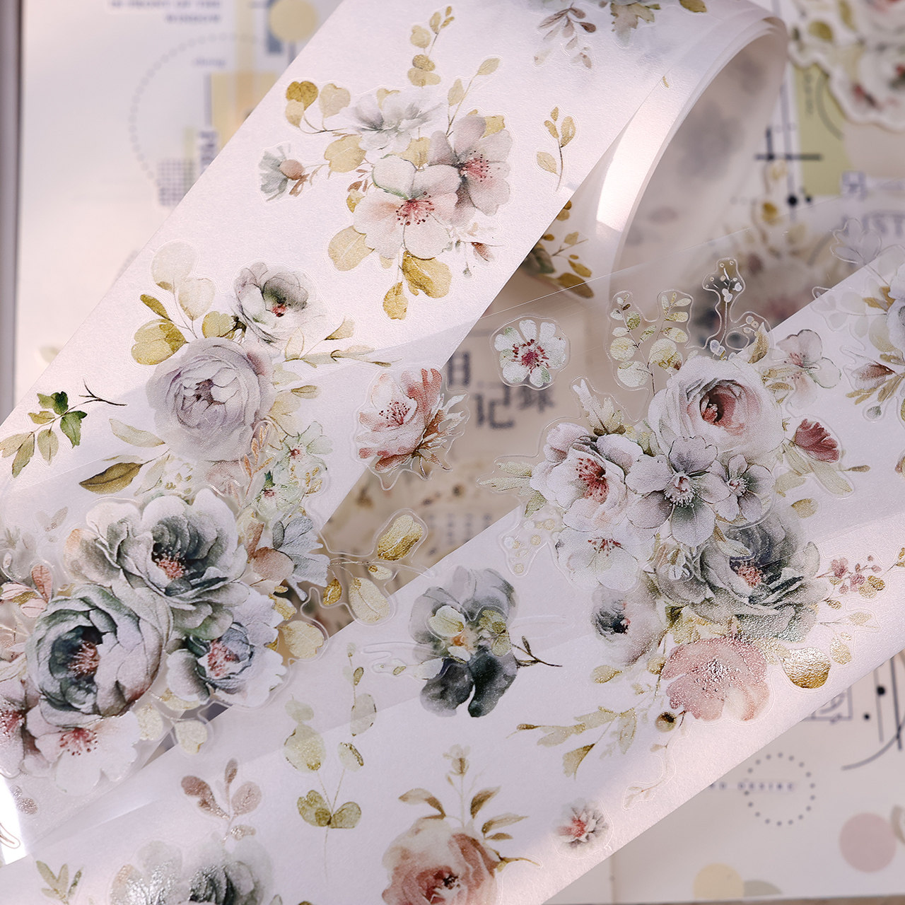 XiaoBaiJia Studio Vintage Soft - Washi Tape Set ulasan dan harga
