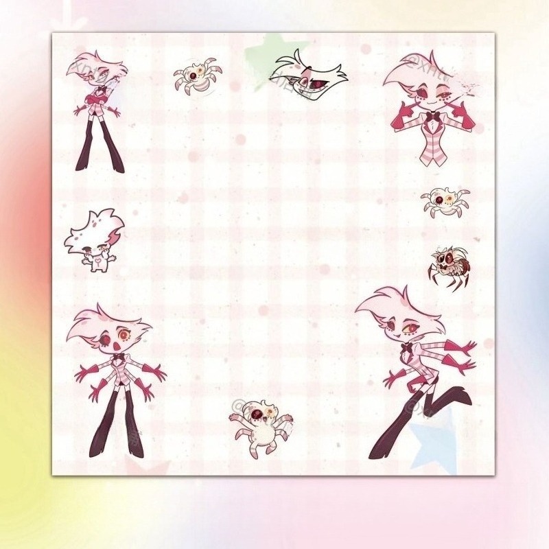4Pcs Hazbin Hotel Zestial & Al - Stationery Warehouse ulasan dan harga