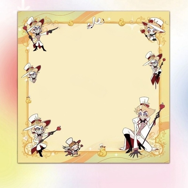 4Pcs Hazbin Hotel Zestial & Al - Stationery Warehouse ulasan dan harga