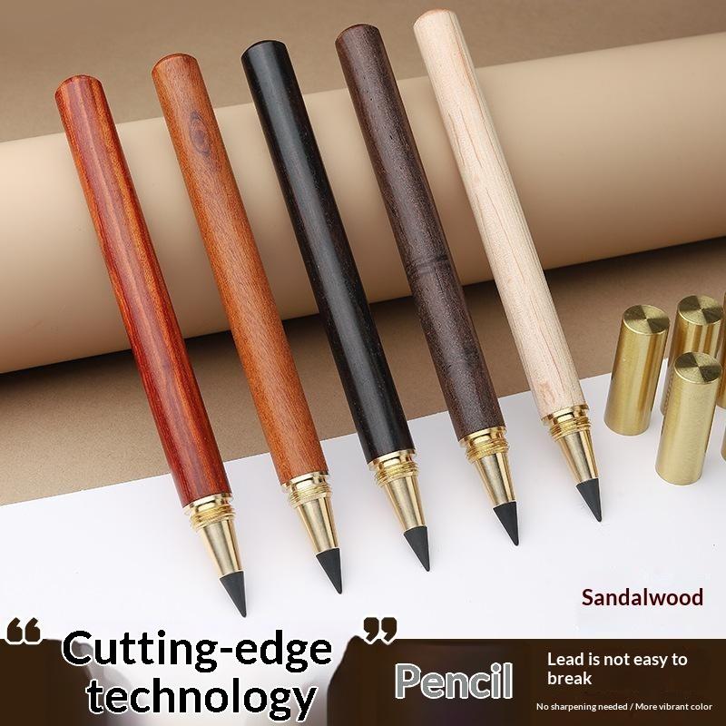 Hot Wooden HB No Ink Pencil Dr - Is Stationery Office Supply ulasan dan harga