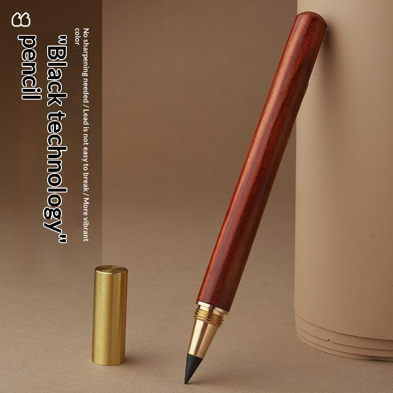 Hot Wooden HB No Ink Pencil Dr - Is Stationery Office Supply ulasan dan harga