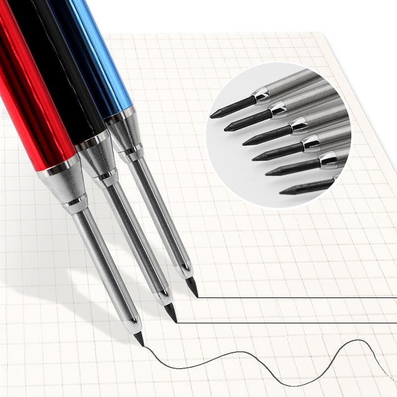 6Colors 2.8mm Metal Solid Carp - Mechanical Pencil Lead ulasan dan harga