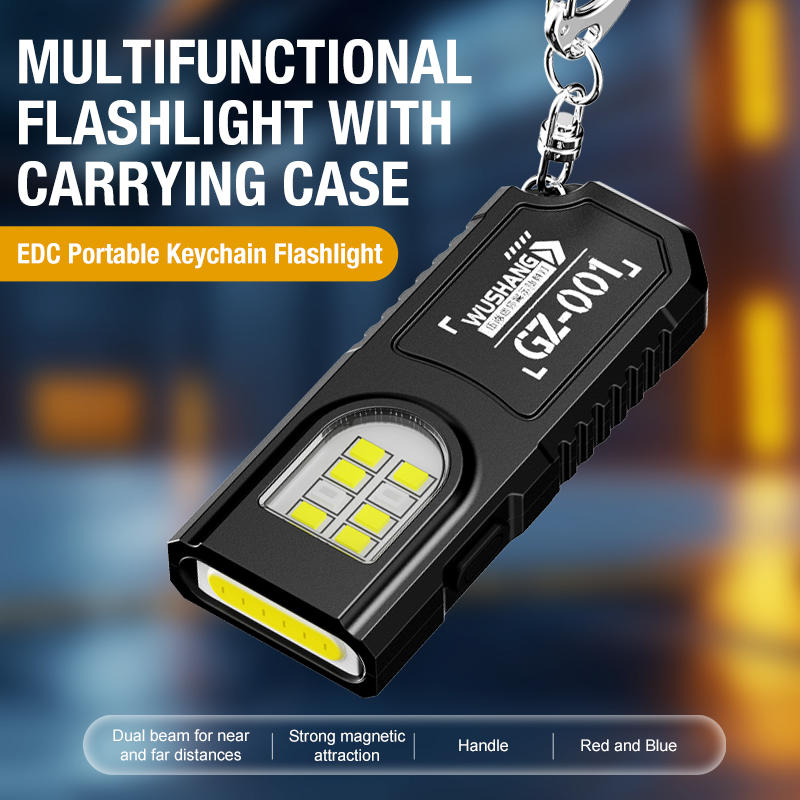 Portable Keychain LED COB Flas - Stationery Supply ulasan dan harga