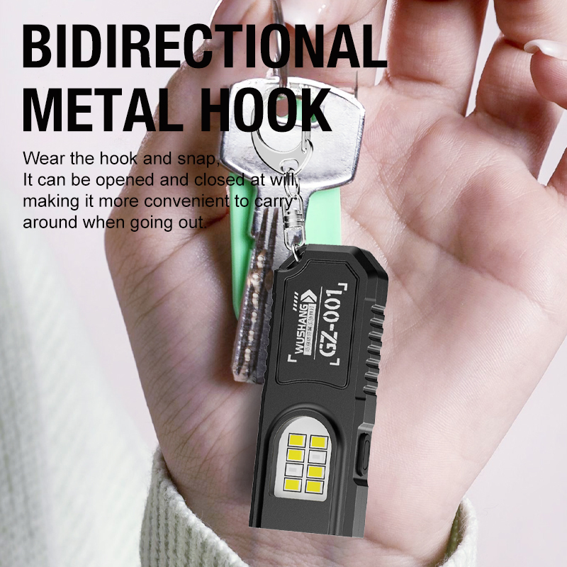 Portable Keychain LED COB Flas - Stationery Supply ulasan dan harga