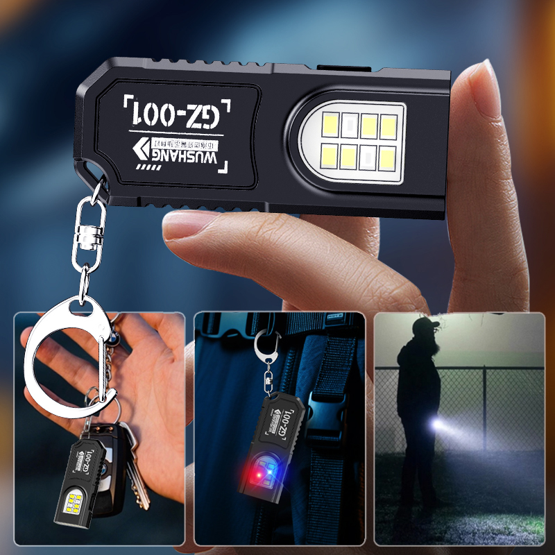 Portable Keychain LED COB Flas - Stationery Supply ulasan dan harga