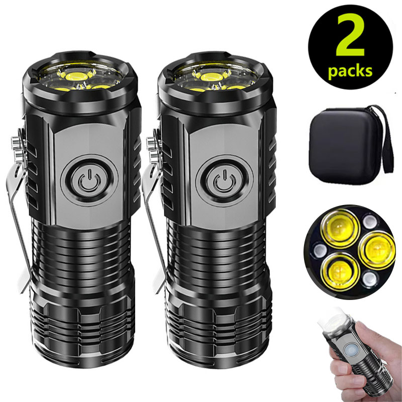 Mini 3LED Flashlight With Pen  - Stationery Supply ulasan dan harga