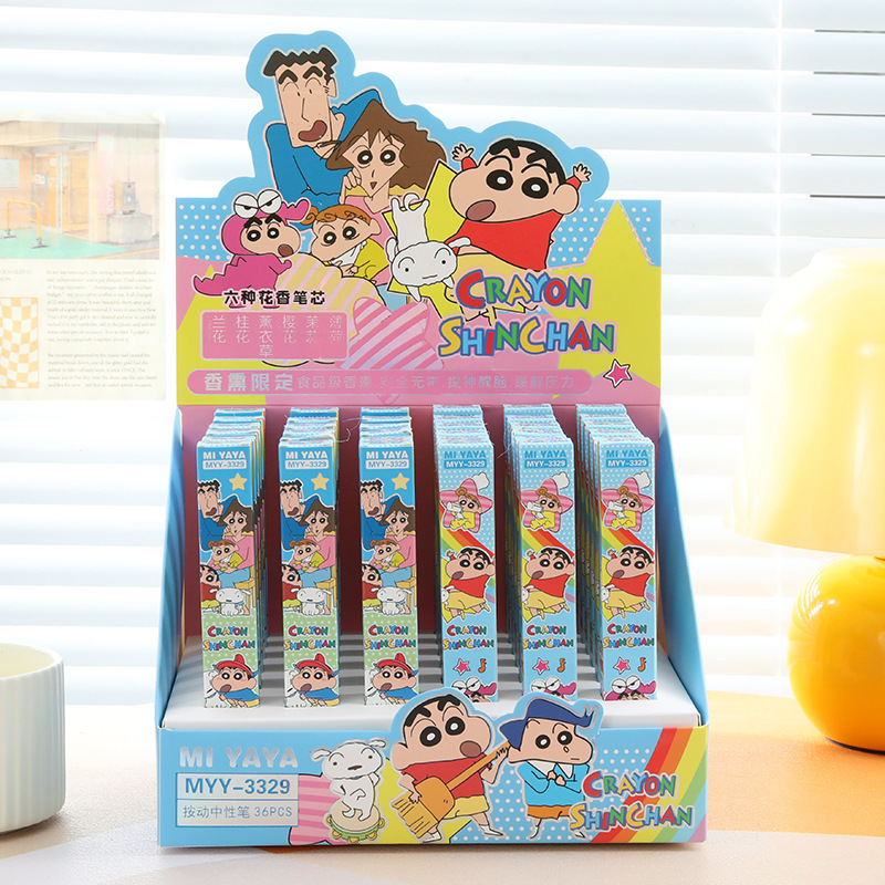 6Pcs Cartoon Crayon Shin-Chan  - Is Stationery Office Supply ulasan dan harga