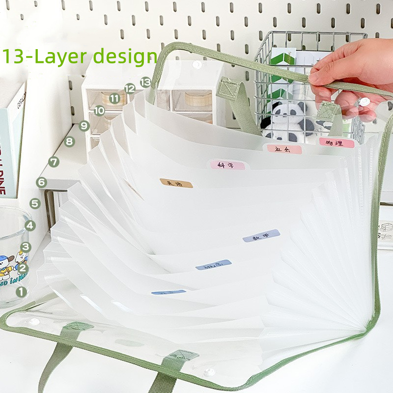 13-Layer A4 File Folder Storag - Is Stationery Office Supply ulasan dan harga