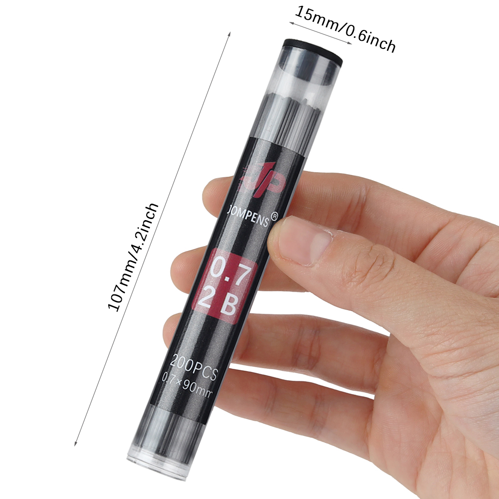 1box Large Capacity Round Tube - Mechanical Pencil Lead ulasan dan harga