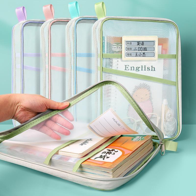 A4 Stationery Storage Bag Doub - Is Stationery Office Supply ulasan dan harga